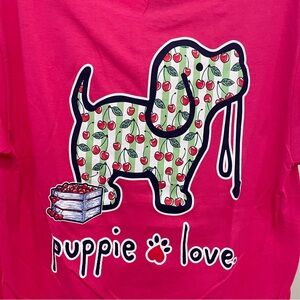 NWT Cherry Puppie Love Tee